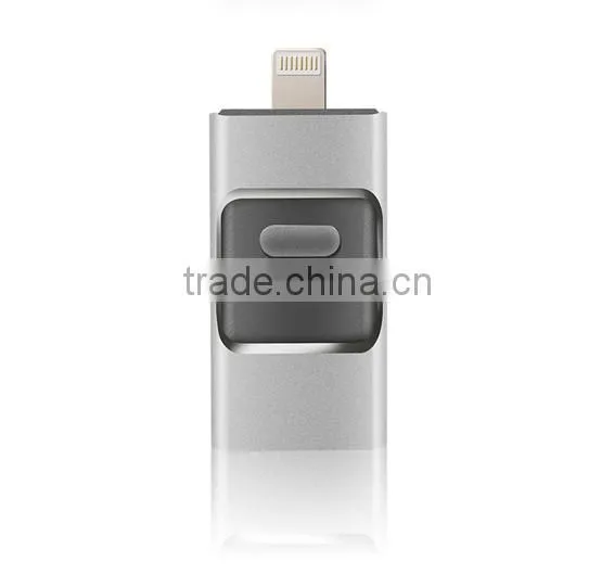 3 IN 1 100% Real Capacity Aprroved MFI Certification Usb 3.0 Custom Ultra Slim Cheap Mini 16GB 32gb 64GB U Disk Usb Flash Drive photo-3