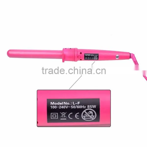 Factory OEM Professional LCD Display Digital Hair Wand Curling Iron photo-2