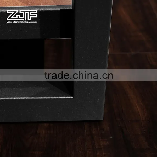 ZJF Black Wood Display Rack Hot Sale Shirt Rack Display photo-4