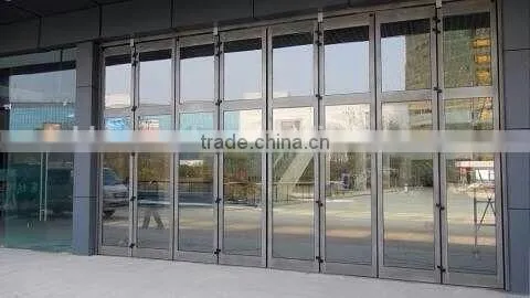 Largest Automatic Folding Door/ Customized Door/tempered Glass CE/UL