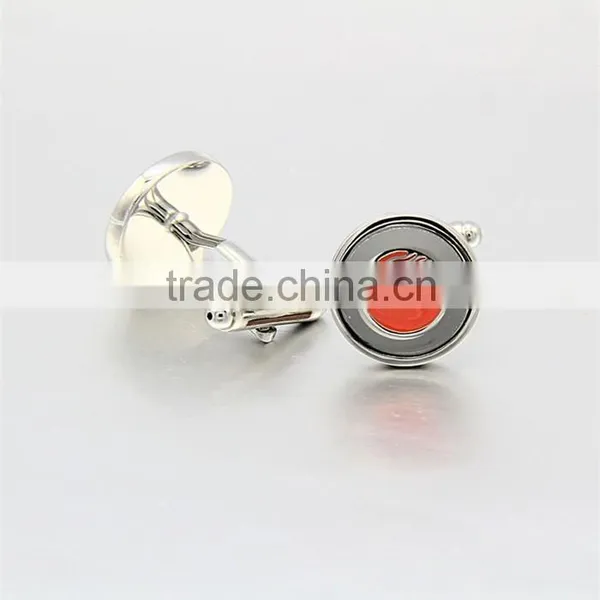 Fashion Accessories for Men Jewelry Stainless Steel Coin Cufflinks photo-4
