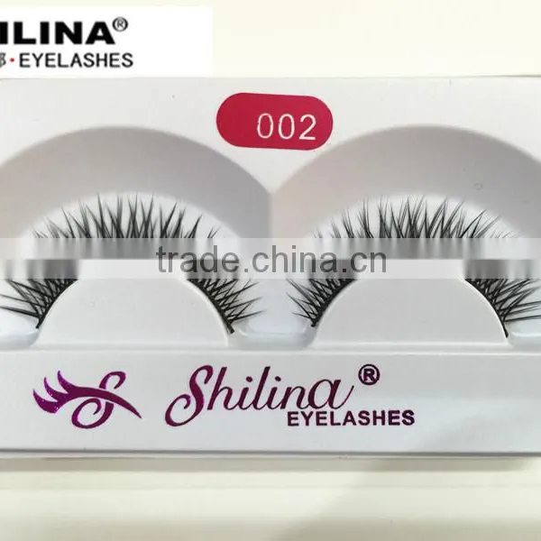 High Quality 3D Hand Made Synthetic Strip False Eyelashes Extension #0 photo-3