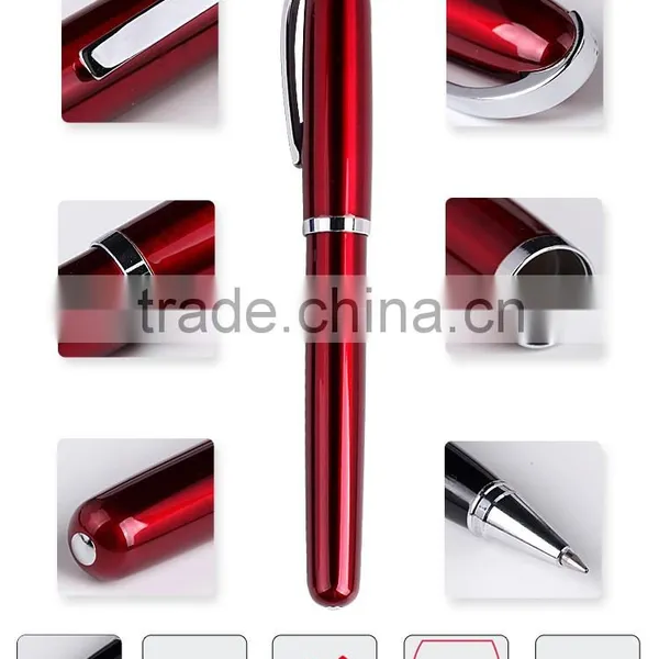 Cheap Advertising Promotional Metal Roller Pen With Logo Print High Quality Promotional Roller Pen photo-3