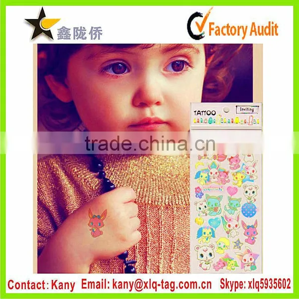 2015 Custom Gold Tattoo Sticker, Temporary Tattoo Sticker, Tattoo Sticker photo-3