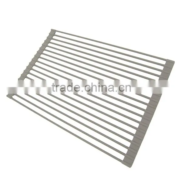 Kitchen Sink Dish Rack Stainless Steel Collapsible Dish Rack Quality Choice photo-5
