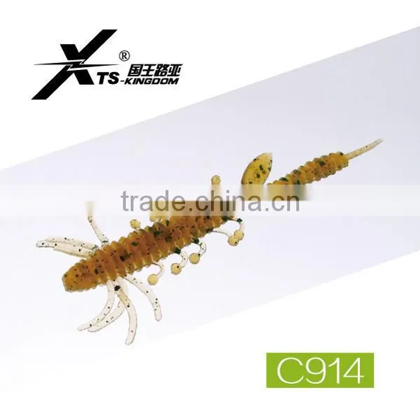 75mm 1.4g,100mm 3.2g Soft Plastic Worm Bait