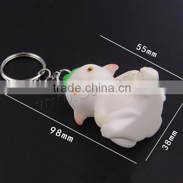 Movie Monster Hunter Action Cute Hoopa Rubber Key Chain photo-3