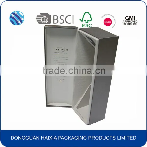 UV Coating Luxury Wine Bottle Paper Box photo-5