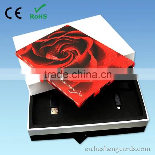 Wedding Invitation Video Greeting Card/lcd Video Brochure Card photo-4