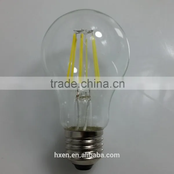 UL Listed A19 A60 Filament Light Bulb E26 6w Led Edison Light photo-2