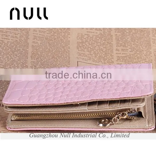 Free Style Wholesale Crocodile Material Fashion Wallet Ladies Party Purse photo-5