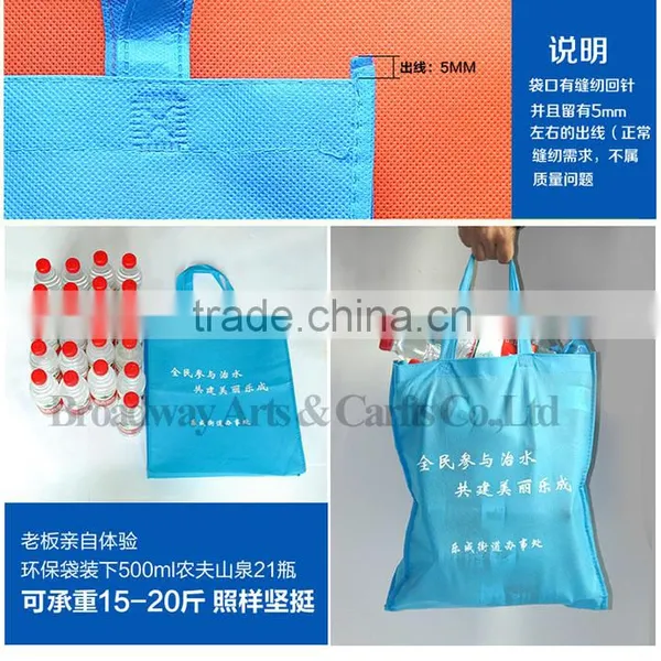 Recycled Custom Printing Grocery Tote Shopping pp Non Woven Bag photo-5