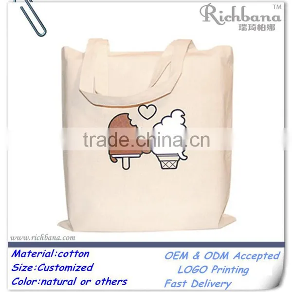 Pure Cotton Bag With Printing
