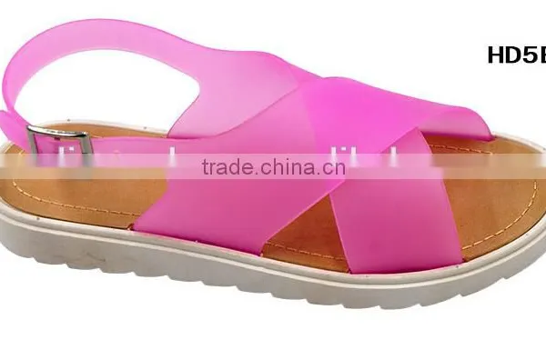 2016 Hottest Sale Jie Yang Summer Lady PVC Slipper Women PCU Sandals Fashion Shoes photo-4