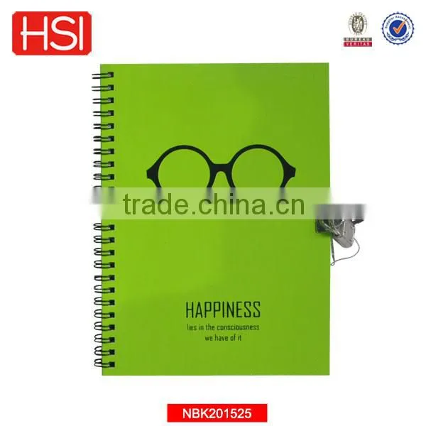 Factory Direct Sale Simple Design Happiness Notebook photo-3