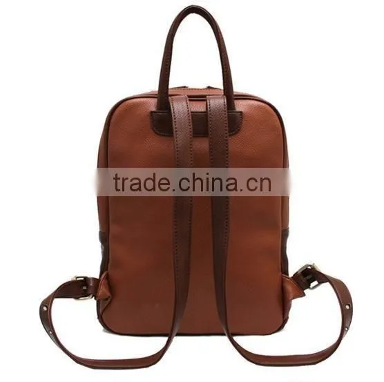 2015 High Quality Top Fashion Teenagers' pu Backpack photo-3