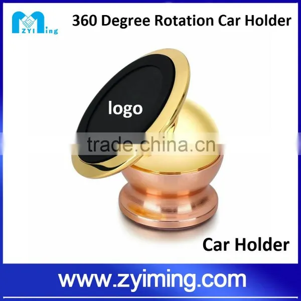 Zyiming Car Holder Factory Hot Sell Universal 360 Degree Rotation Magnetic Car Phone Holder for Iphone Smartphone