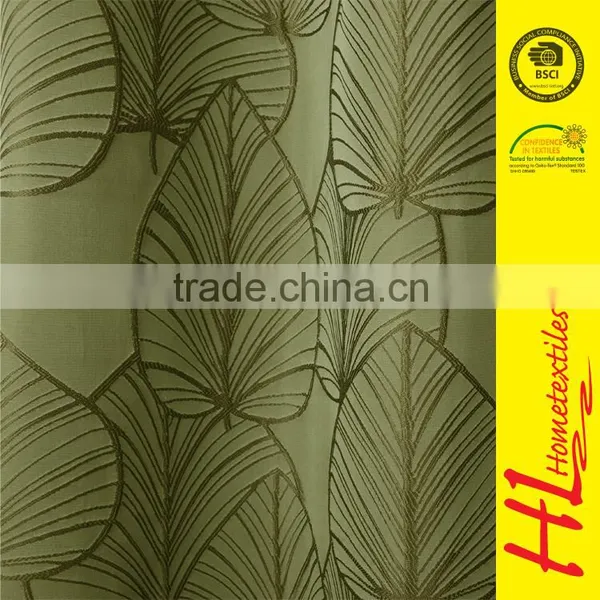Welcome OEM Floral Thick Fabric Polyester Embroidered Jacquard Sofa Upholstery Fabric,blackout Curtain Fabric