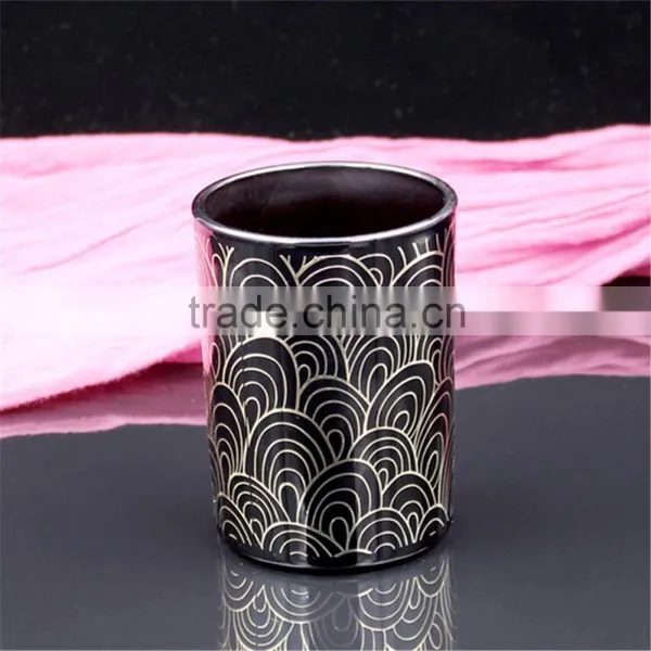 Elextroplate Romatic Luxury Rose Gold Scented Candle Holders for Resturant photo-2