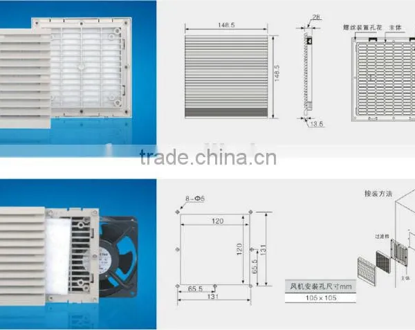 Hepa Filter Cabinet Duct Proof Filter Hepa Air Filter 148x148mm photo-6