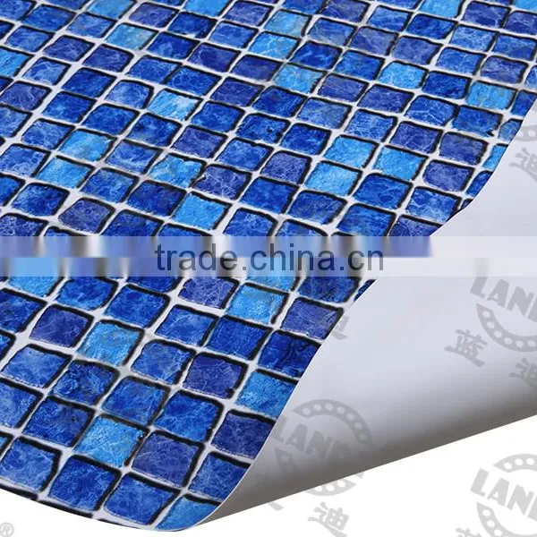 Soft Plastic Plaid Above Ground Swimming Pool Liner Supplier's Choice photo-2