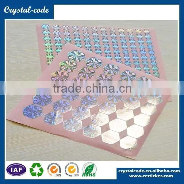 Security Hologram Label Gloss Lamination Self Adhesive Hologram Sticker photo-4