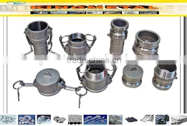 304 316 Stainless Steel Cam Lock Groove Fitting