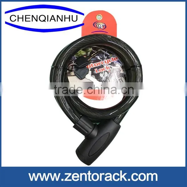 Cable Lock/Wholesale Strong and High Security Bicycle Wheel Lock/ Colorful Wheel Lock Motorcycle Lock/wire Lock