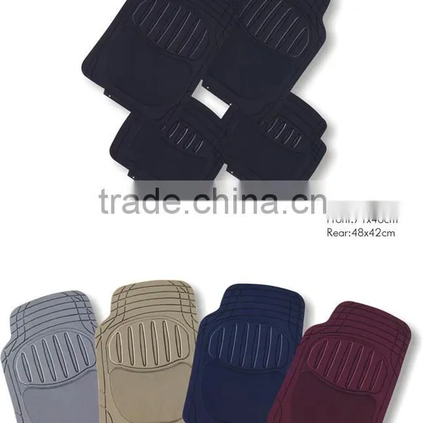 High Quality Classic Heavy Duty Carpet Embossed PVC Car Mat photo-2