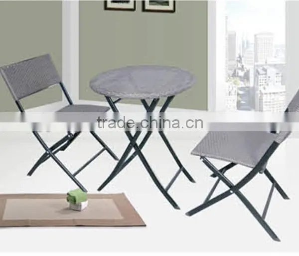 Rattan Garden Table Furniture Set photo-6