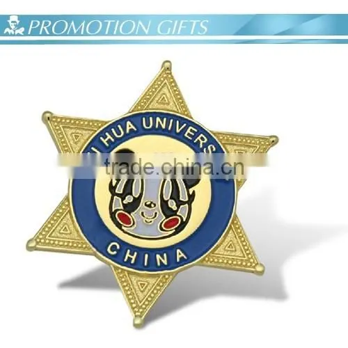 Promotional Custom Logo Paint Metal Pin Badges photo-2