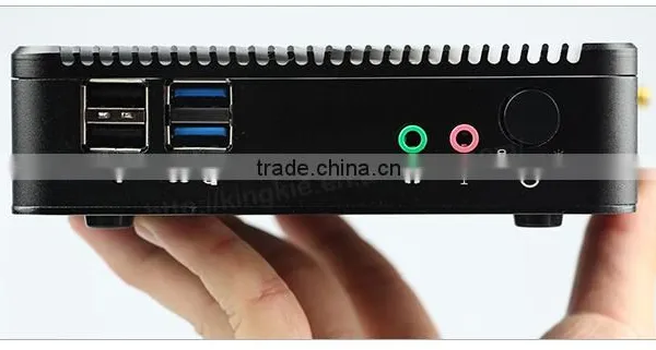 Gaming Case Fanless J1900 Quad Core Linux Mini pc photo-5
