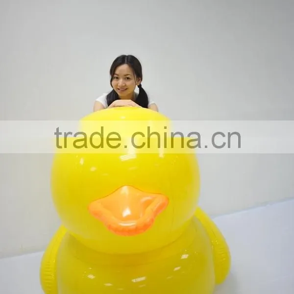 Lovely Inflatable Yellow Duck Children Toys Inflatable Animals photo-6