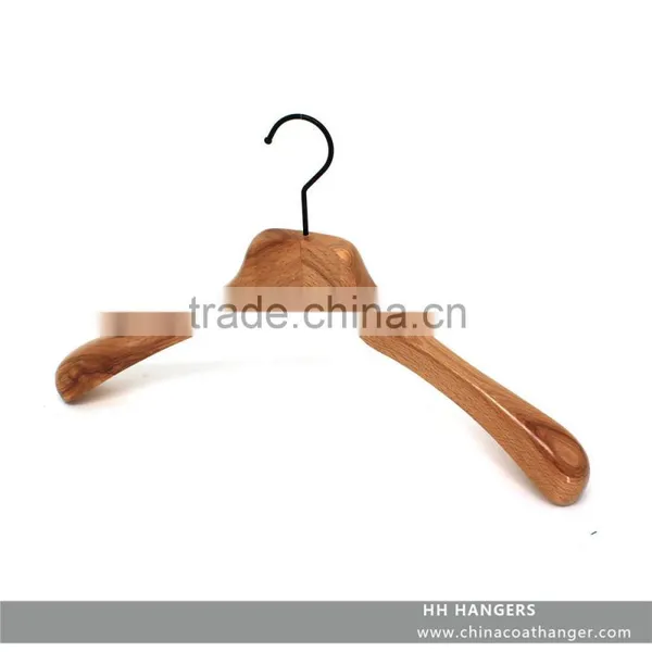 Luxury Wooden Hanger Manufacture All Kinds of Wholesale Wooden Suit Clothes Hanger photo-2