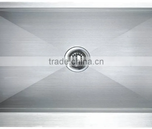 Stainless Steel Commerical Hand Made Kitchen Sink GR-1920 photo-6