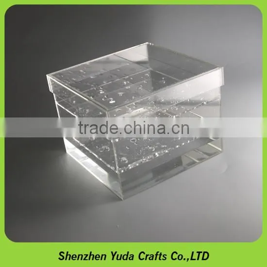 Wholesale Sweety Valentine's Day Acrylic Flower Case Dustproof Rose Box photo-6