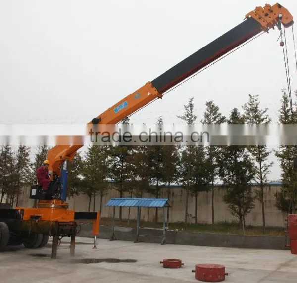 16ton Timber Crane on Truck, Model No.: SQ16S5, Hydraulic Crane With Telescopic Arms