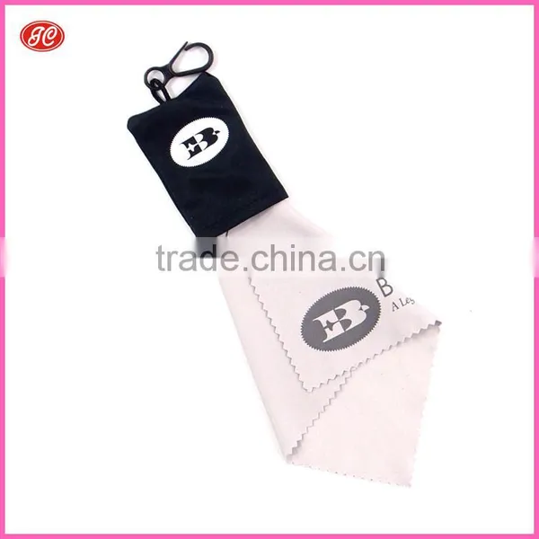 Popular Design Customized Printing Microfiber Cleaning Cloth Key Chain photo-2