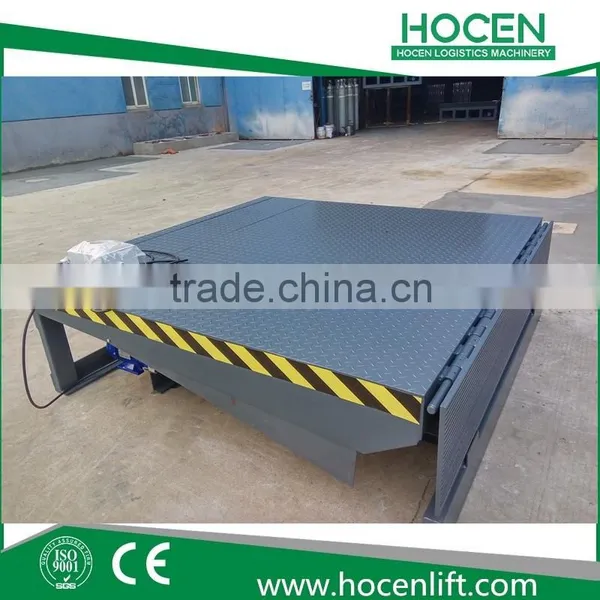 Manufacturer Sale 8T-15T Dock Leveler Capacity Stationary Electric Hydraulic Loading Ramp photo-2