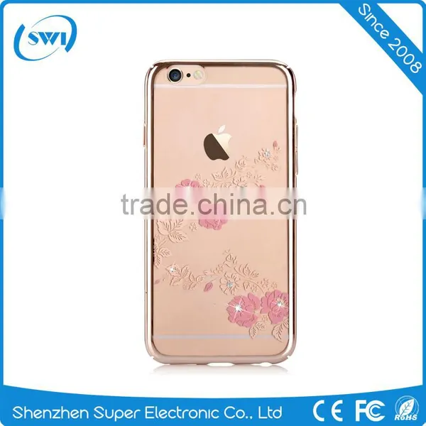 Luxury Mobile Phone Accessories Vouni Crystal PC Case for IPhone 6/6s Back Cover Shell photo-2