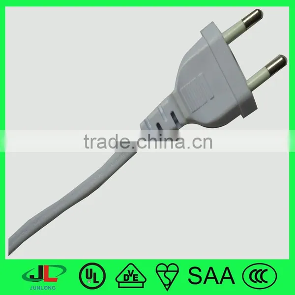 Manufacturer Price Europe Two Pin Electric Plug With C7 Power Cable Wire Connector photo-2