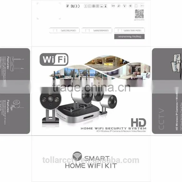 Mini Fashionable Security CCTV Camera Kits With 4 Channel NVR photo-2