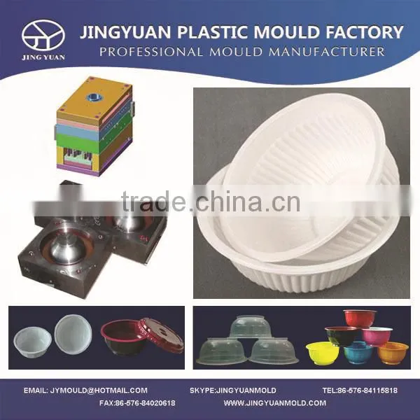 China OEM Supplier Production Plastic Disposable Salad Bowl Mould / OEM Custom Plastic Injection Salad Bowl Mold Manufacturer