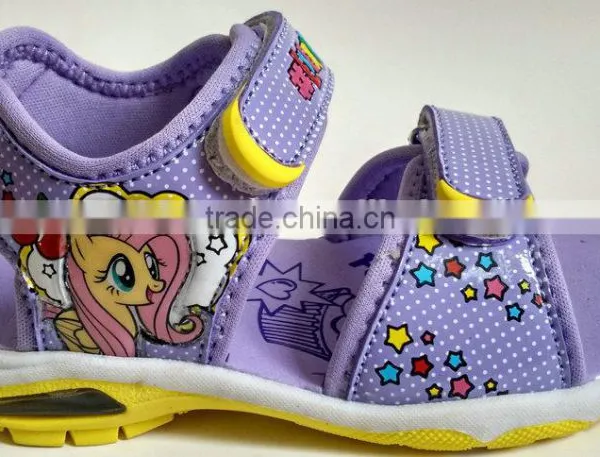 X17017 2016 Wholesale Girls pu Sandals Children Sandals photo-3