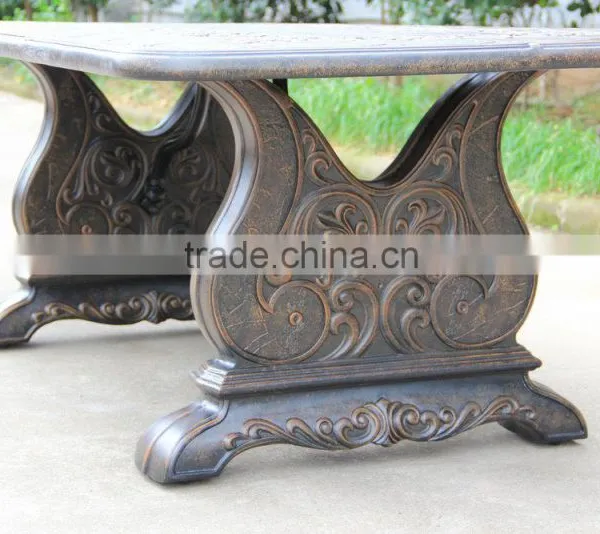2016 Hot Selling Cast Aluminum Outdoor Patio Set 7-Piece Powder Coated With Rectangle Table photo-5