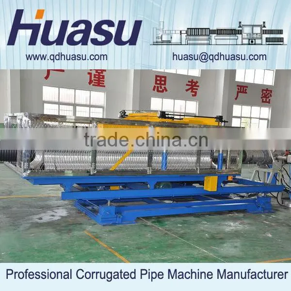 Plastic Drainage Pipe Machinery UPVC Double Wall Corrugated Pipe Extrusion Line photo-6