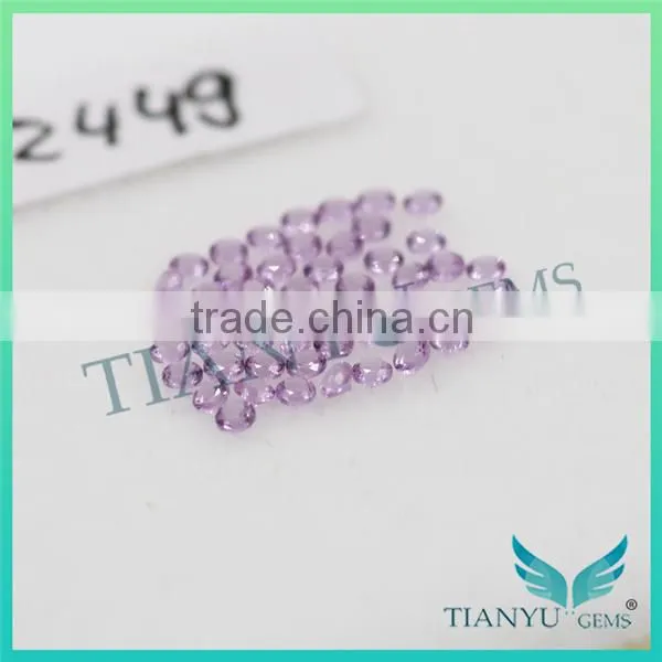Wholesale Loose Artificial Gems Stone #A2449 Round Brilliant Cut Nano Sital Gems for Jewellery Price Free Samples photo-2