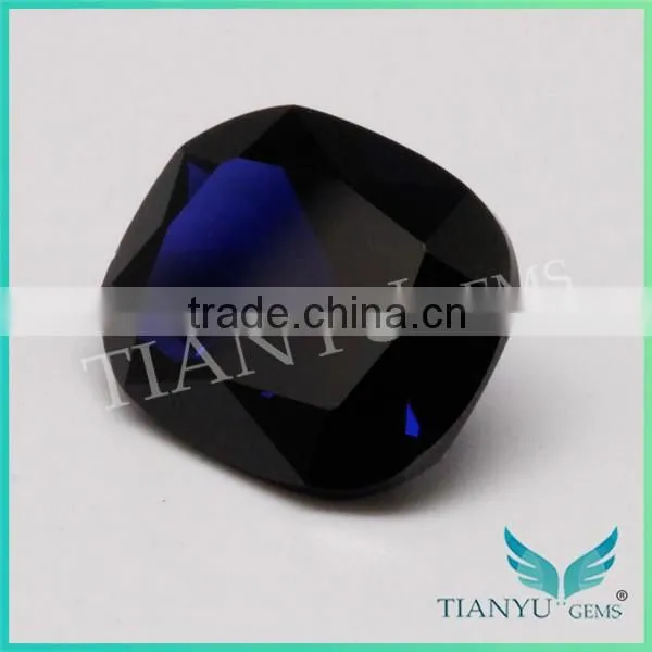 114# Dark Aquamarine Synthetic Spinel Gemstone Market Prices in ru photo-3