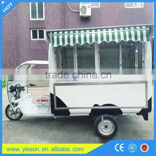 YS-GT175A Electric Motorcycle Mobile Food Trucks / Ice Cream Cart / Hot Dog Ice Cream Truck photo-4
