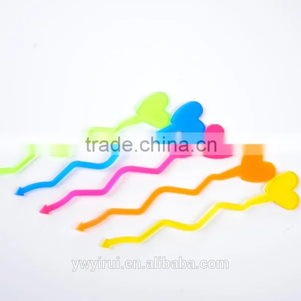 Plastic Colored Wine Coffee Stirrers photo-2